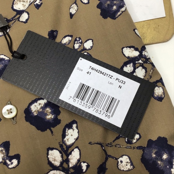 Marciano Guess Floral Cotton Shirt 40/M 41/L - Picture 11 of 16